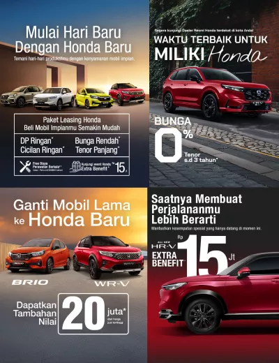 Mulai Hari Baru Dengan Honda Baru