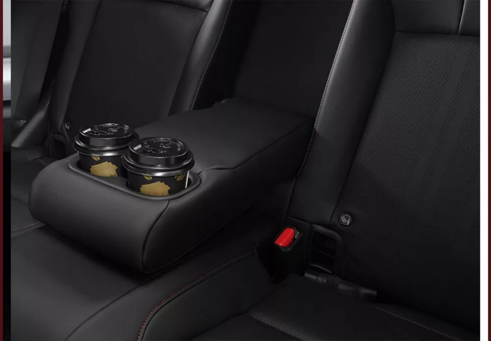 Rear Armrest with Cup Holder