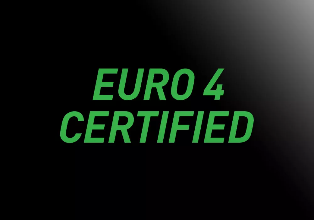 EURO4 Certified