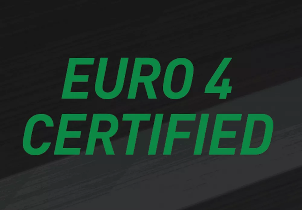 EURO 4 CERTIFIED