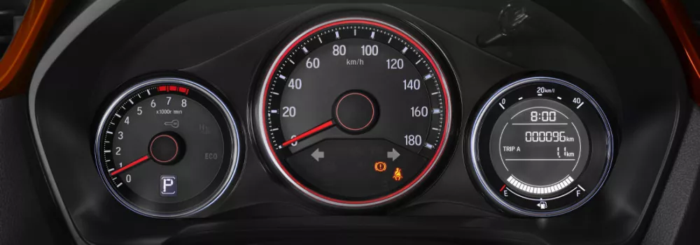 New Sporty Meter Cluster with Multi Information LCD Display (for RS type)