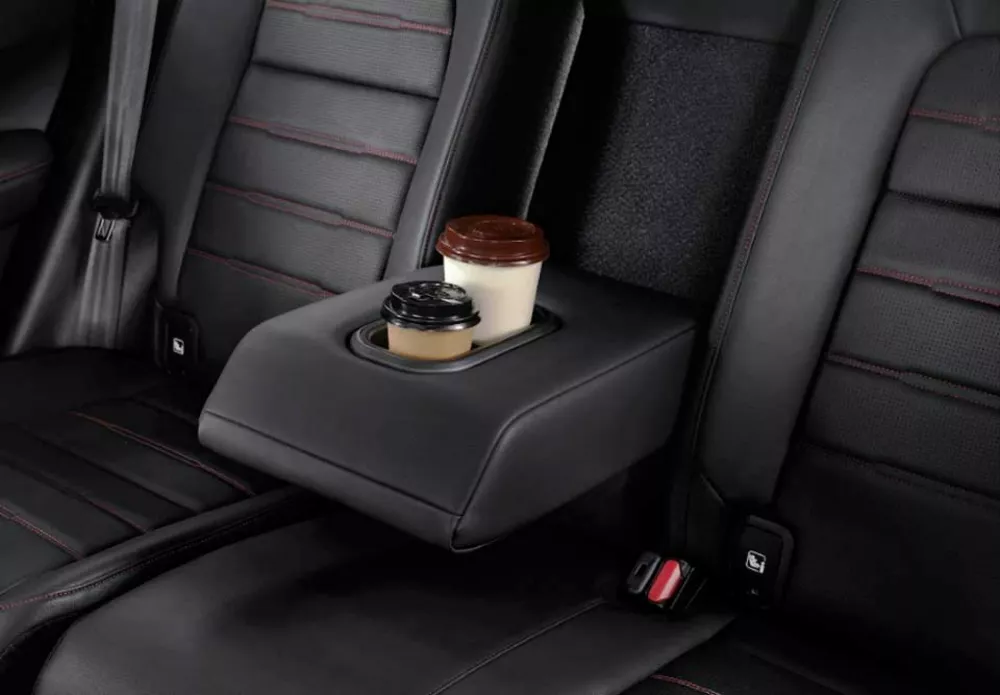 Rear Armrest with Cupholder