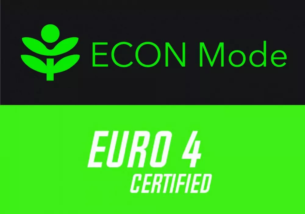 ECON Mode & Euro 4 Certified