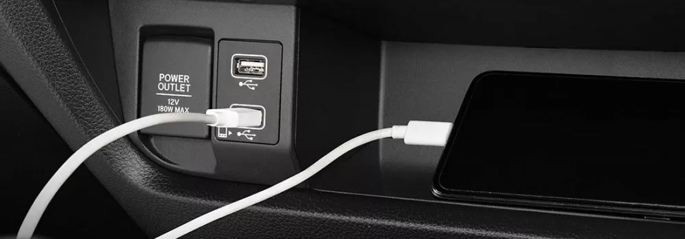 1st & 2nd Row USB Port