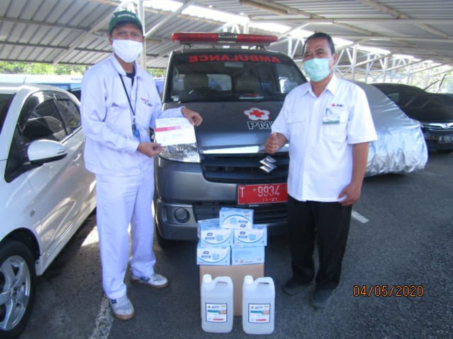 Bantu Tenaga Medis, Honda Sumbang Masker dan Hand Sanitizer ke RSUD Karawang